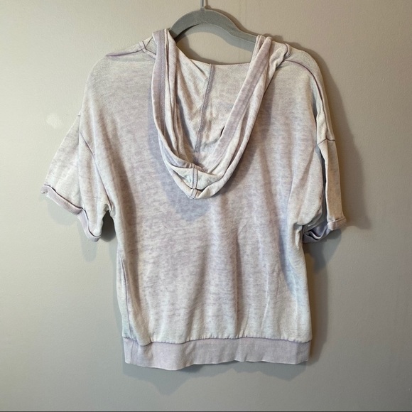 Forever 21 Distressed Hooded Top - Picture 2 of 3